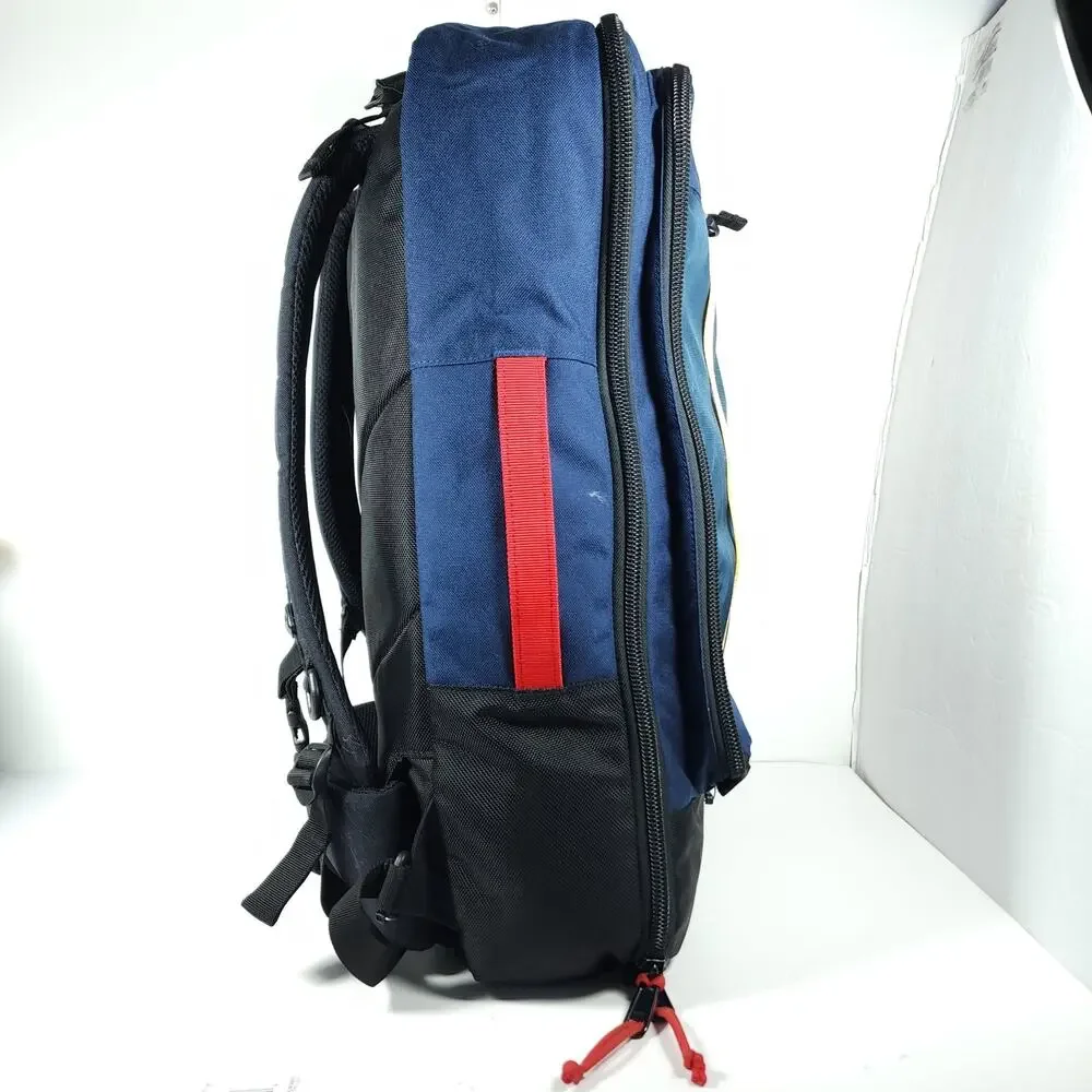 Topo Designs Global Travel Bag 40L Blue Convertible Travel Bag Backpack